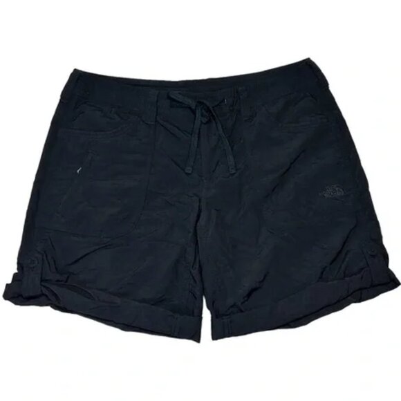 THE NORTH FACE Women's Horizon II Roll-Up Shorts Outdoor Hiking Black Size 8 - Picture 3 of 5